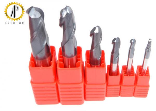 Buy High Performance Miniature Carbide End Mills Metric Ball End Mill Bits ALTiN Coating at wholesale prices