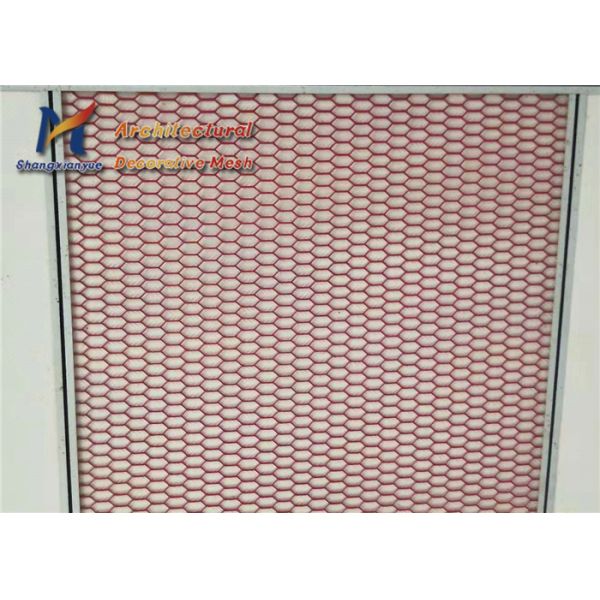 2.5mm 3m Aluminium Expanded Metal Mesh Fluorocarbon Spraying