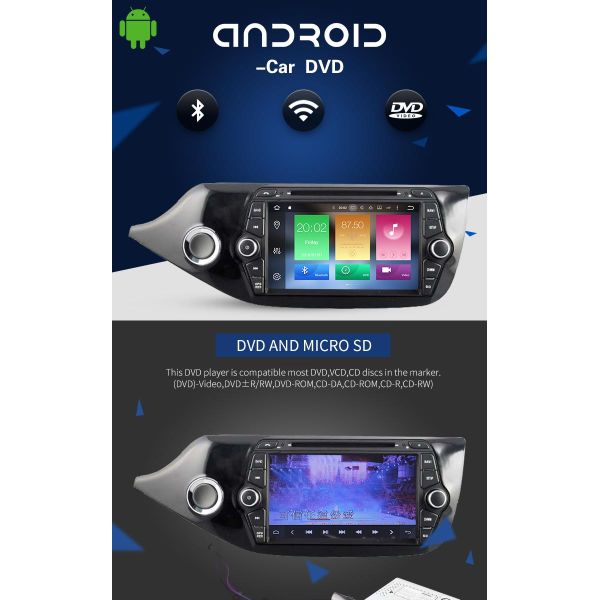 ISDB/DVB-T Android Car Radio Dvd Player With WIFI SWC BT MP3 MP4 Radio Tuner
