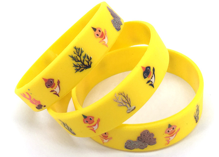 Custom shark sport Silicone Bracelet Rubber Wrist Strap constellation bracelet