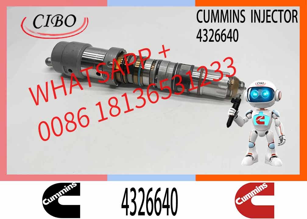 Engineering Machinery QSK60 Truck Engine System Accessories 4326640 Diesel Fuel Injector
