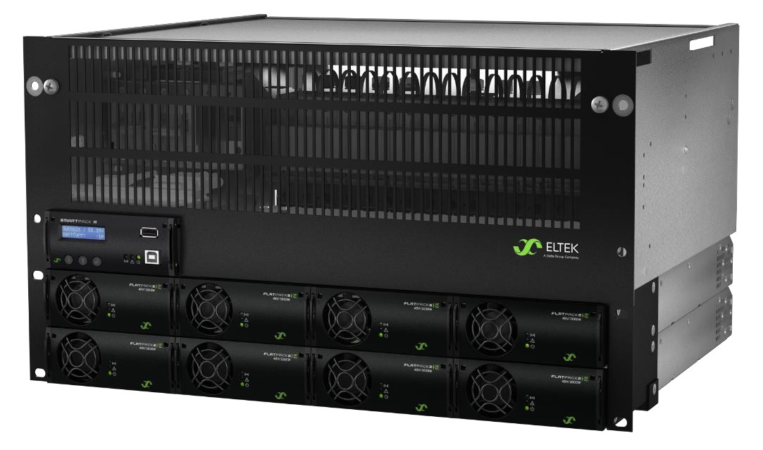 Integrated 24V Power System 5U/8U 300A/600A Smartpack R controller 48V 1800W rectifier