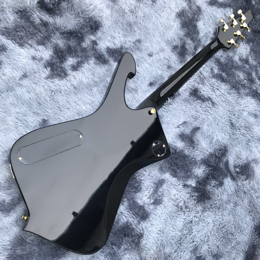Custom New 6 Strings Advanced Electric Guitar Special-Shaped Guitar Mirror Crack Guitar Silver Hardware Customizable