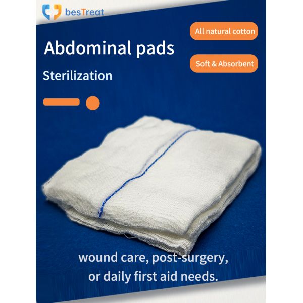 Customized Size 100% Cotton Lap Sponges Abdominal Pad