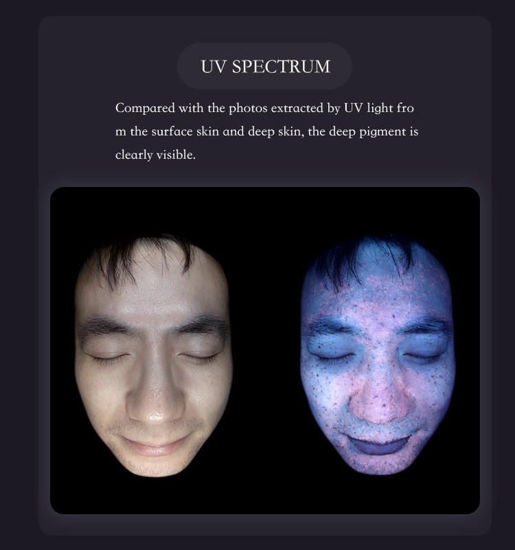 100V-240V Facial Skin Analyzer Machine Comprehensive Skin Evaluation AI Powered Diagnosis