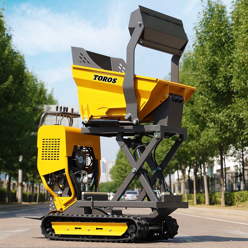 Landscaping 20° Gradeability Self Loading Mini Dumper 306cc Displacement