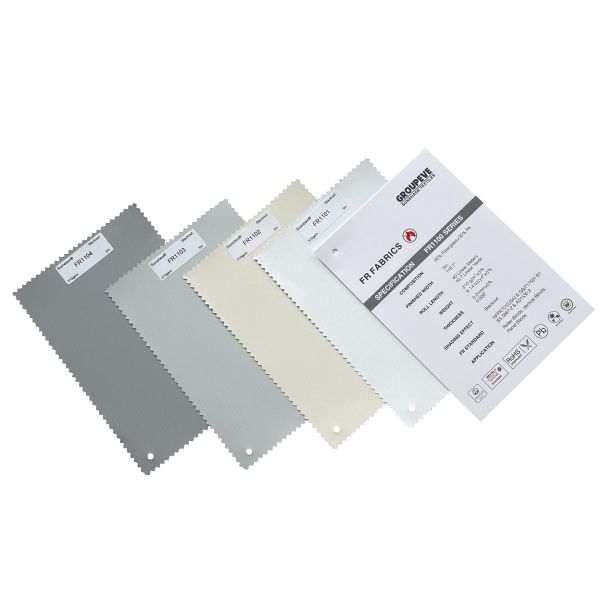 Fire Flame Retardant Roller Blinds Fabric Polyester Plain Blackout Roller Blind Fireproof Fabric For Office