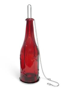 Quality Hanging Bottle Candle Holder - Burgundy for sale