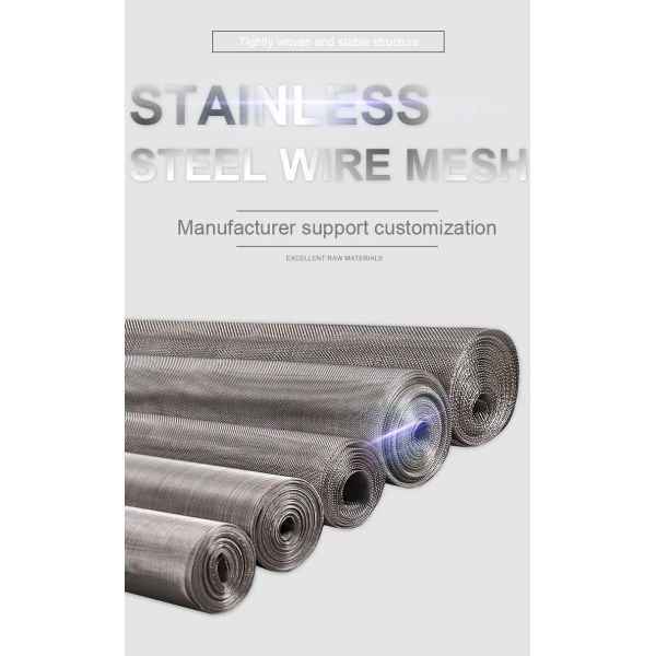 Wide Application Range SS Mesh Screen Good Impact Resistance