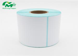 China Thermal Transfer Adhesive Sticker Roll 100X150mm Label Custom For Zebra Printer on sale