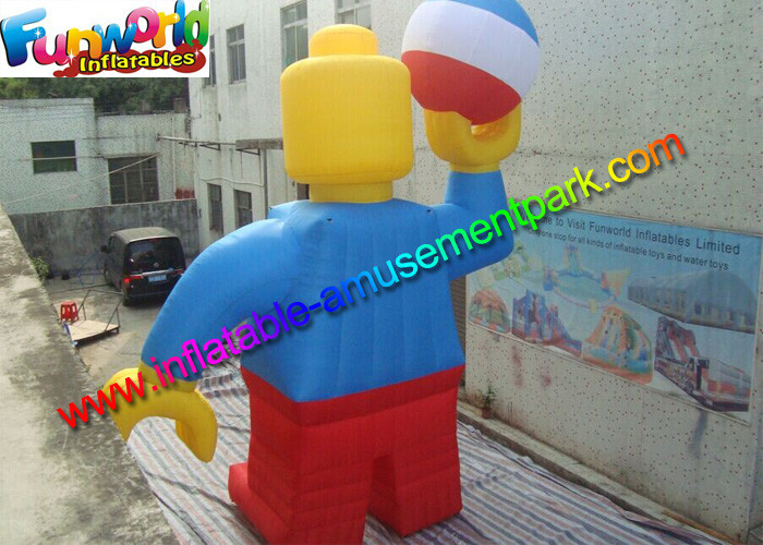 Cute Dairy Cattle Model Advertising Inflatables Cow For Decoration