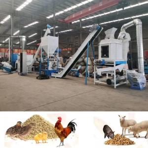 China 1.5-2 T/H Ring Die Poultry Feed Mill Machine SGS Chicken Feed Maker Machine on sale