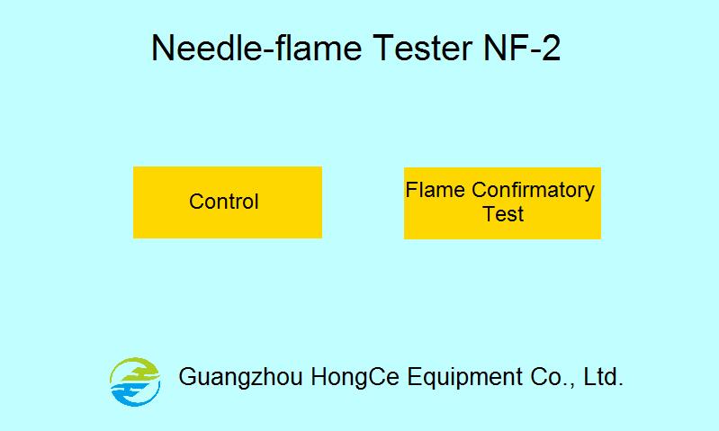 IEC60695 Flammability Testing Equipment , 0.5m³ Needle - Flame Tester PLC Control