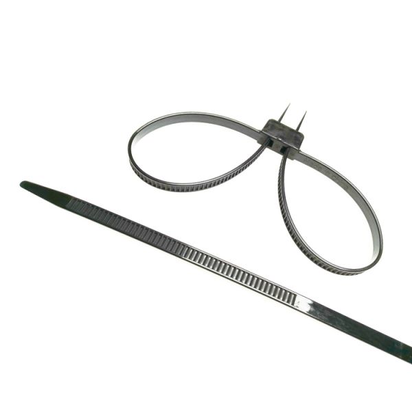 Customized 690mm Length Heavy Duty Nylon Cable Ties For Police Security