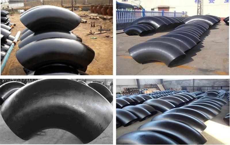 26'' To 110'' Butt Weld Pipe Fittings 90Deg Elbow Short Black Elbow Sch40 Sch80