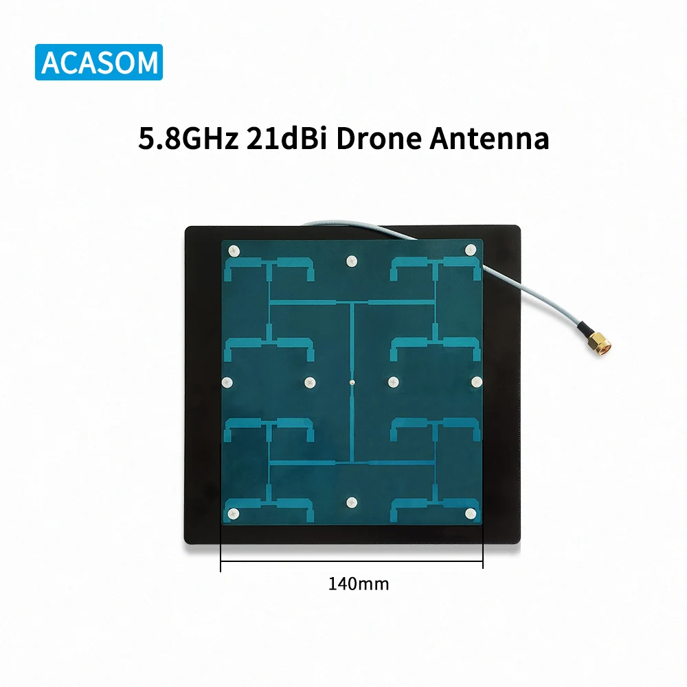High Power FPV Panel Antenna 16° Vertical Beamwidth 21dBi Gain
