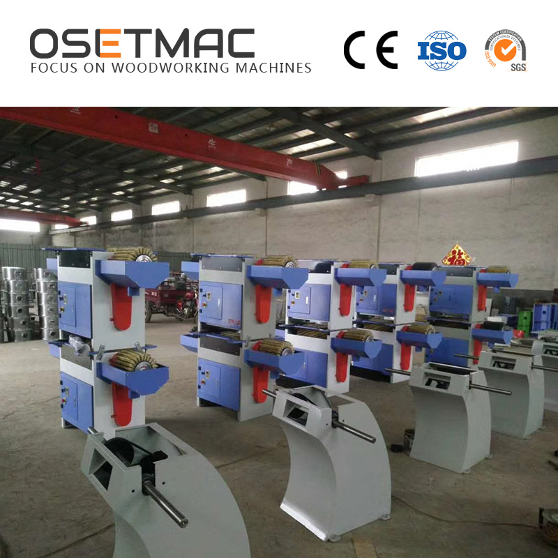 132 KG Two Rollers Manual Brush Sanding Machine DTW-60A for Wood Polishing from OSETMAC