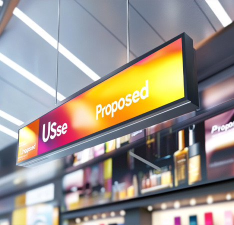 Double-Sided LED Sign Board for High-Traffic Areas Ensuring High Visibility and Effectiveness with Dual-Sided Configuration