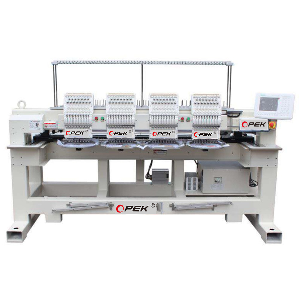 OPEK 6 Heads Embroidery Machine Computerized High Speed Embroidery Making Sale Price