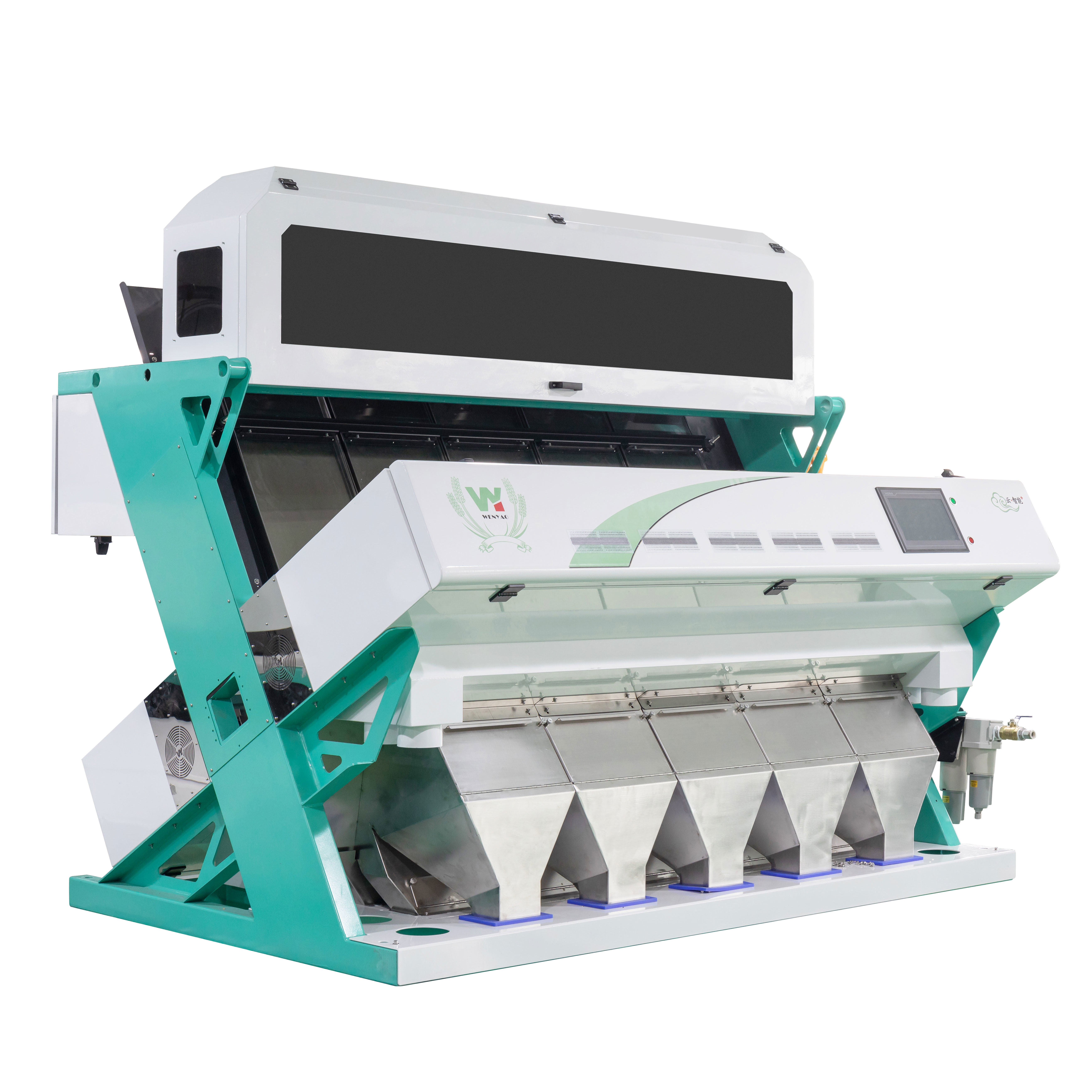 Intelligent CCD Camera Rice Color Sorter Machine High Capacity