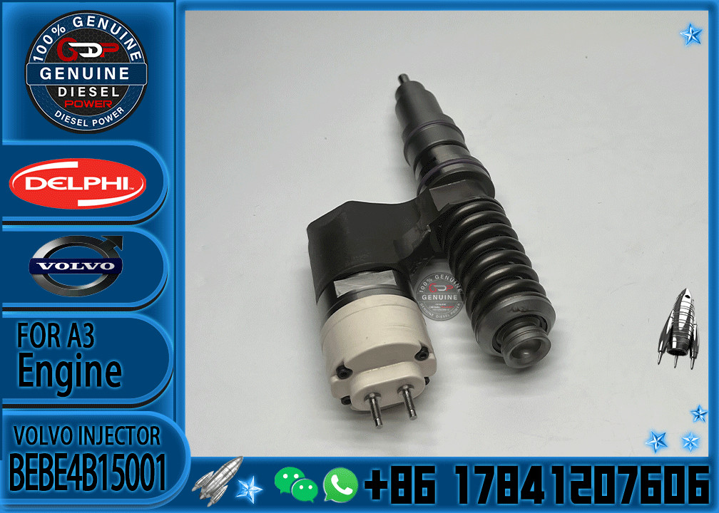 diesel injector 3380084000 BEBE4B15001 33800-84000 33800-84001 BEBE4B10102 8113180 8112556 for VOL Engine HF12 HM12