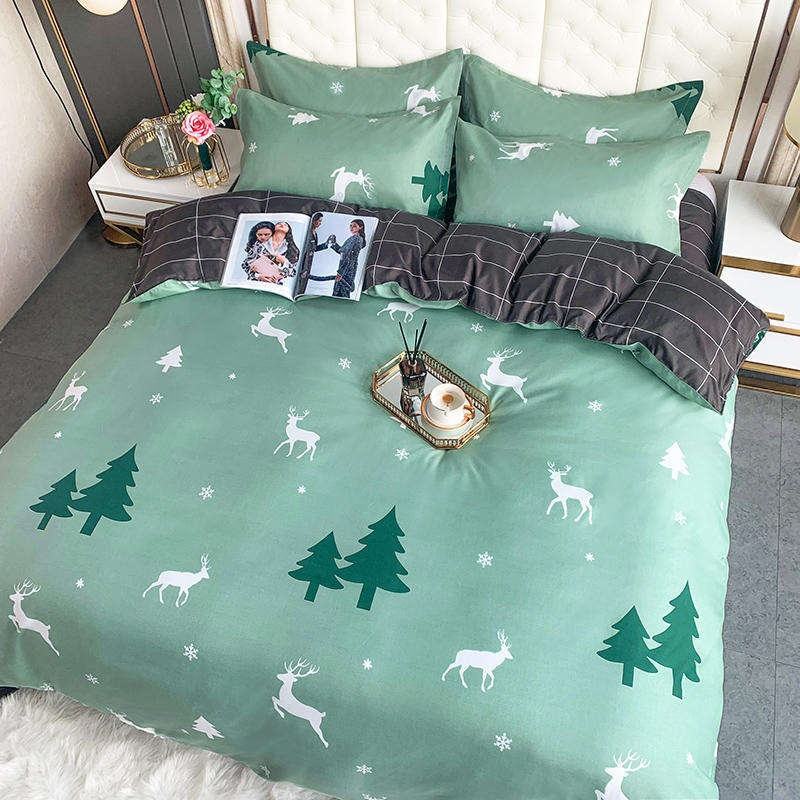 100% Luxury Hotel Bed Sheet Set with 2Pcs Pillow Case Nondisposable and Customized