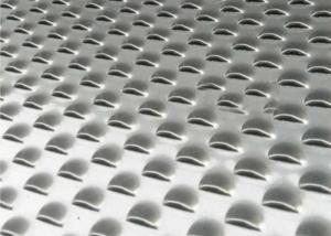 China CNC Punching Perforated Non Skid Metal Plate Anti Slip Steel Sheet Aging Resistance on sale