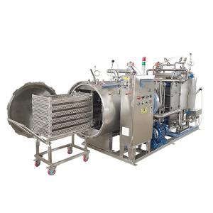 Quality Horizontal autoclave sterilizer retort for sterilizing glass jars and bags of Mushrooms substrate for sale