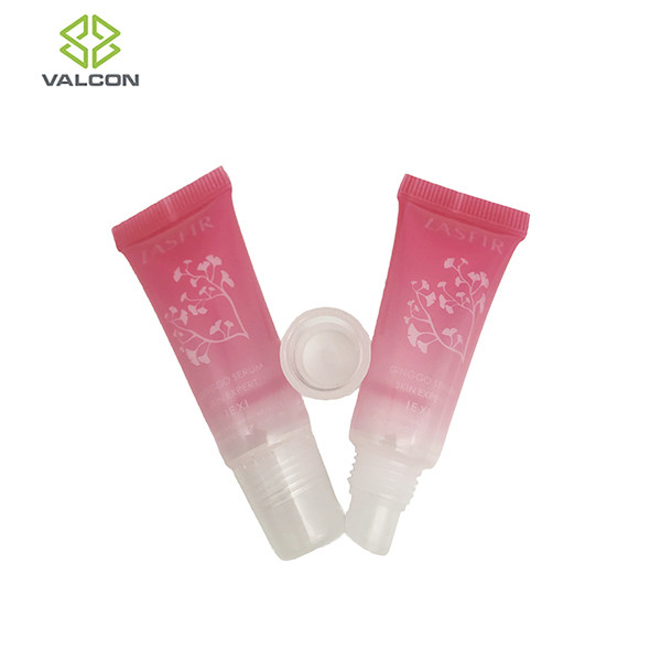 10 ML Empty Lip Balm Tubes , Custom Tube Packaging Transparent Screw Cap