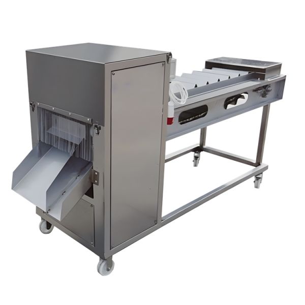 SUS304 Industrial Fish Cutting Machine 380V 60-90 Pieces/Min