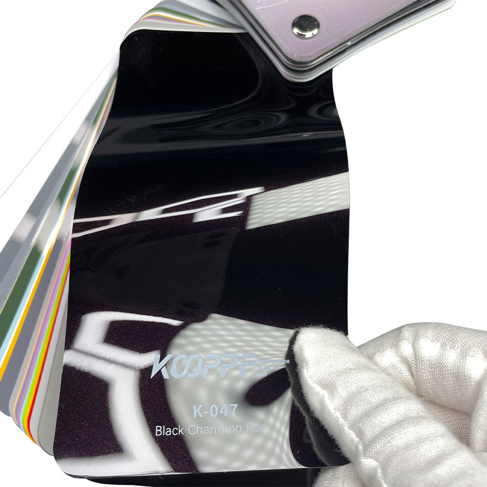 Black Charming Red TPU 7.5mil Color Paint Protection Film K-047 for Car