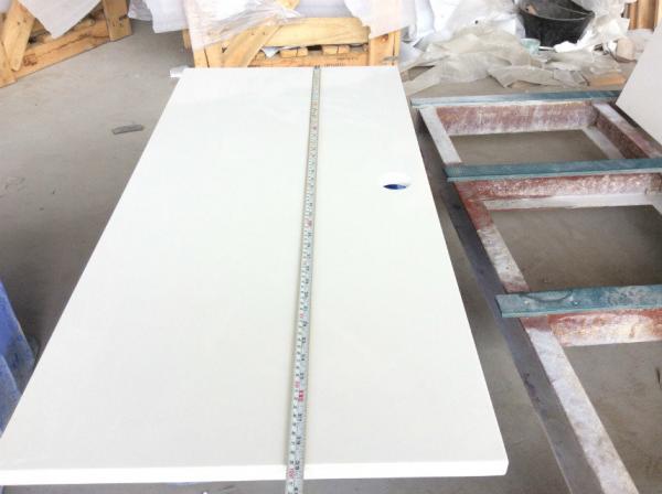 Buy Solid White Quartz Countertops That Look Like Marble , Engineered Granite Countertops at wholesale prices
