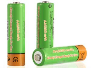 Quality NiMH Battery AA2300mAh 1.2V Ready to Use for sale