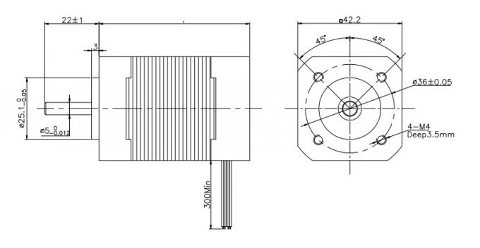 brushless dc fan motor 3 - Phase High Rpm Brushless Dc Electric Motor For Automation Equipment 0