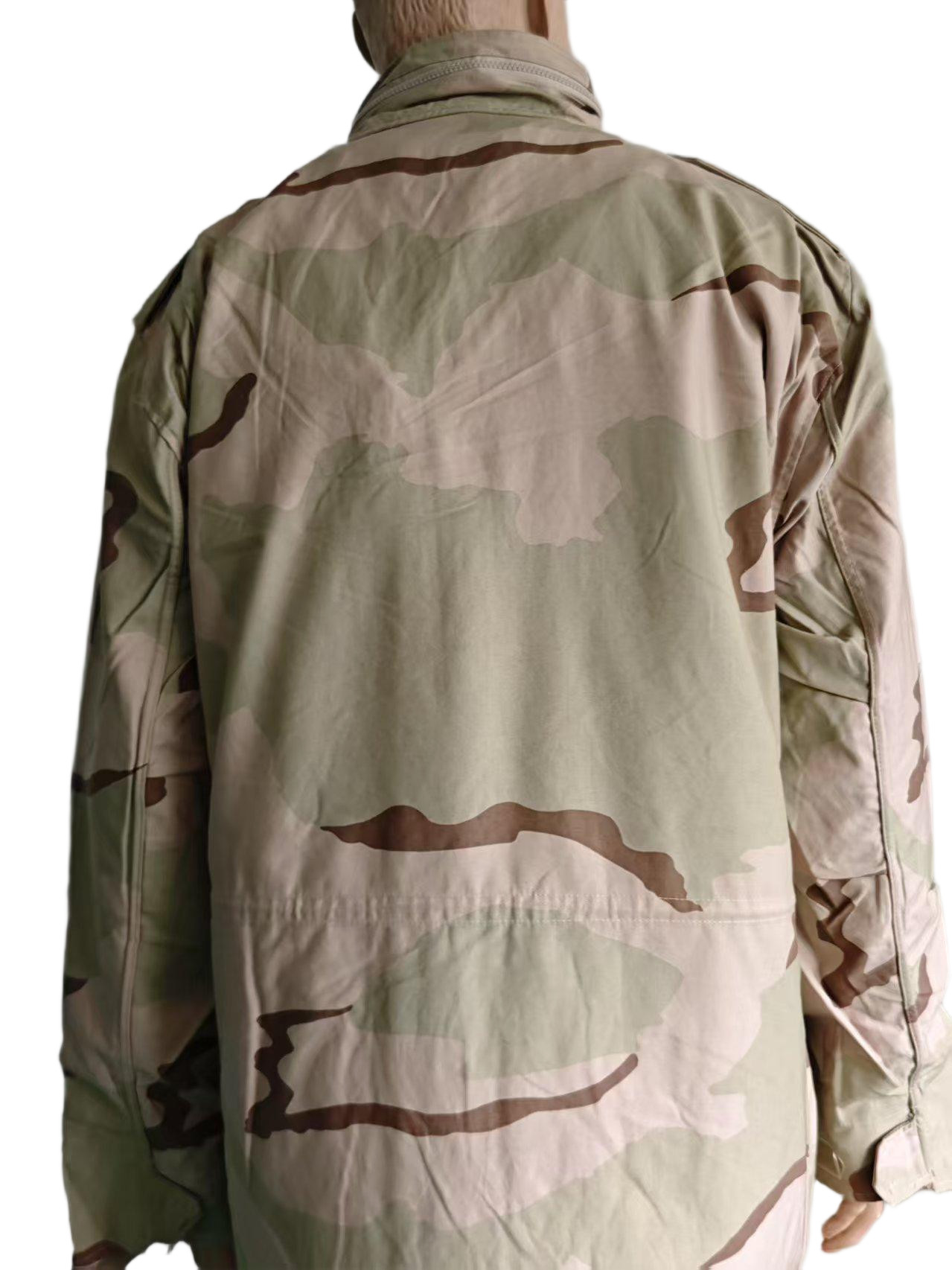 Durable Camo Battlefield Jacket with Stand Up Collar Warm Waterproof Camouflage Hooded Cotton Padded Tactical Jacket