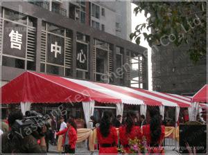 Quality Temporary Outdoor Event Canopy Tent UV Resitant Flame Retardant 10X33 M for sale