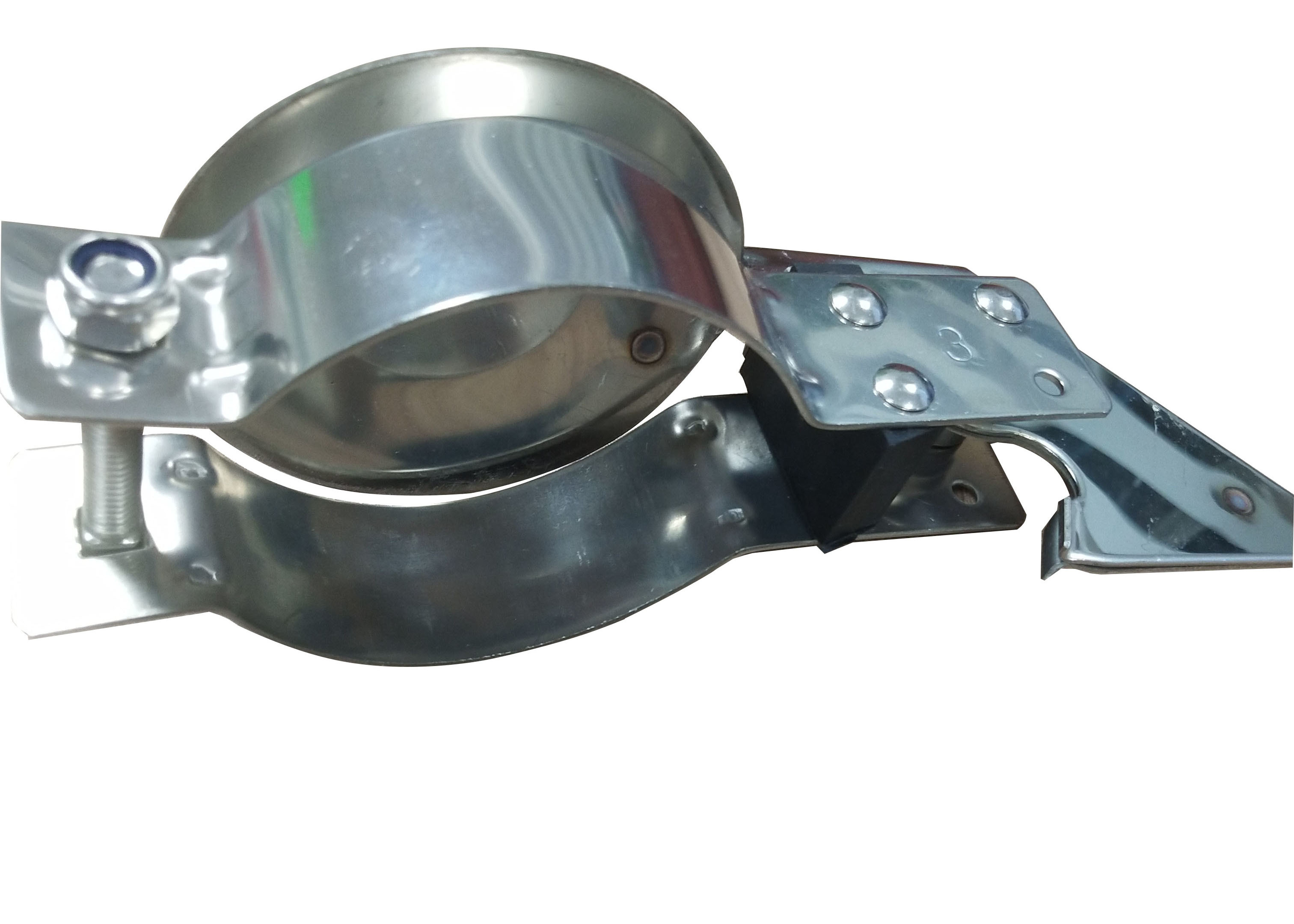 Industrial Excavator Rain Cap Stainless Steel Exhaust Flappers 6"