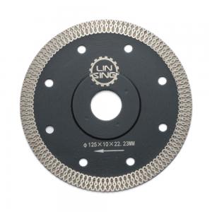 Quality 5/8in Arbor Size 105MM 115MM Turbo Diamond Cutting Saw Blade with Diamond Powder Alloy Steel for sale