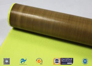 China Fireproof PTFE Coated Fiberglass Fabric Adhesive Tapes Heat Insulation on sale