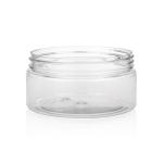Clear 200ml Plastic Packaging Jars PET Recyclable Cosmetic Jars