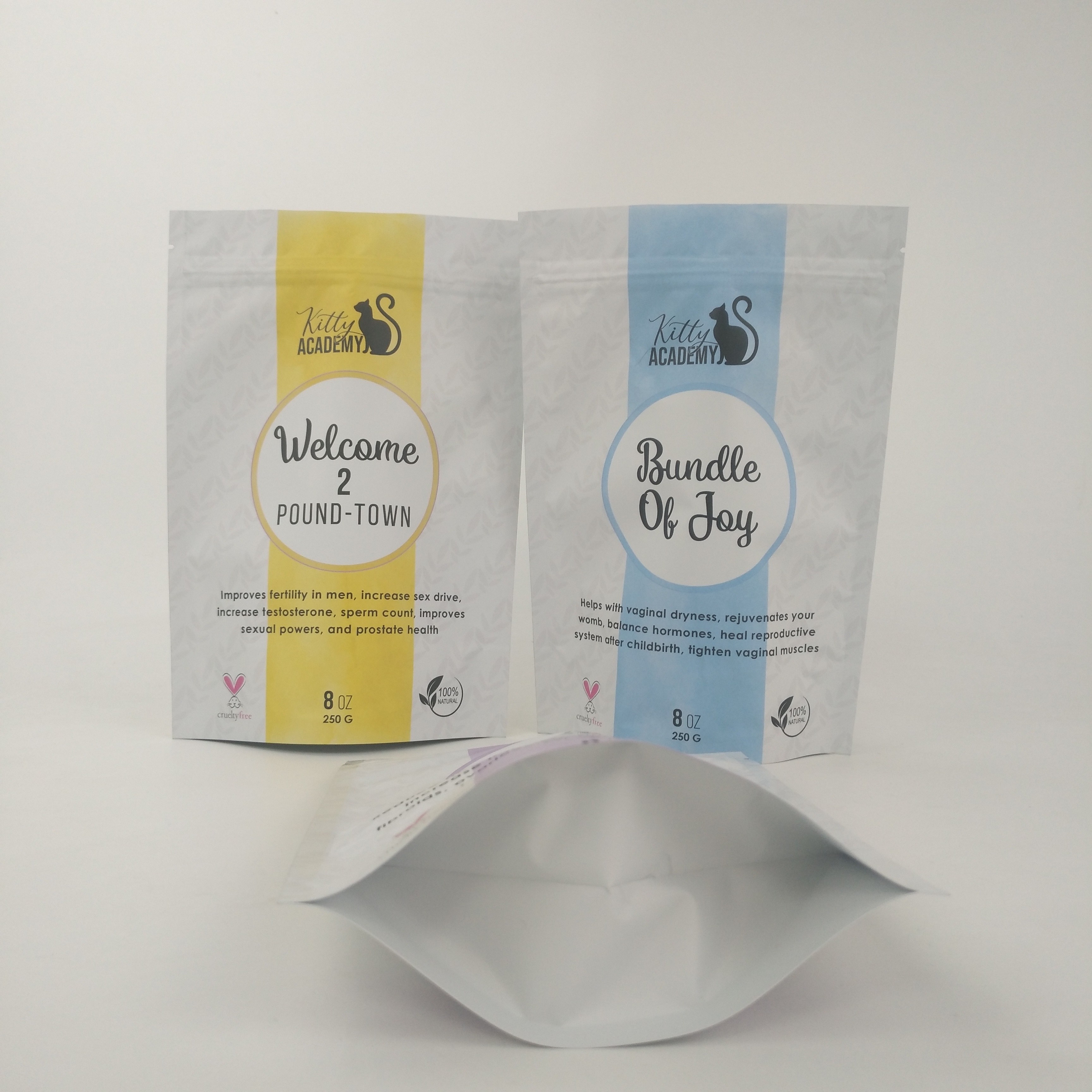 Custom Printed Smell Proof Stand Up Pouch Digital Printing Bags Laminated Mylar Plastic Bags For Food
