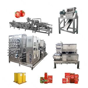 Quality Multifunctional Tomato Processing Line With Turnkey Processing Adjustable for sale