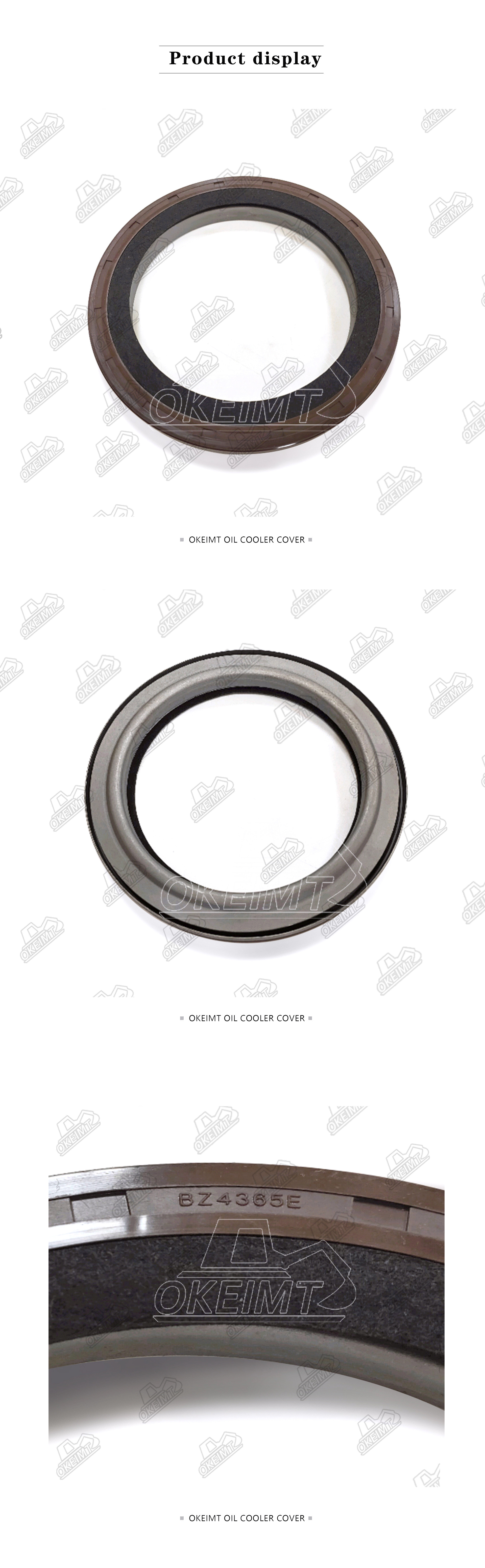 NNK High Pressure Rear Crankshaft Oil Seal BZ4365E 6HK1-O 104*139*15