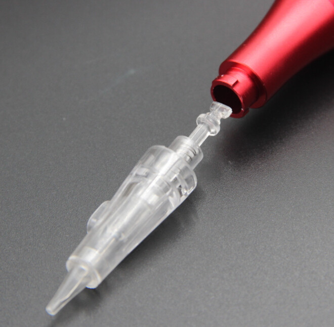 Transparent Permanent Makeup Needles Cartridge For Eyebrow Tattoo Pen