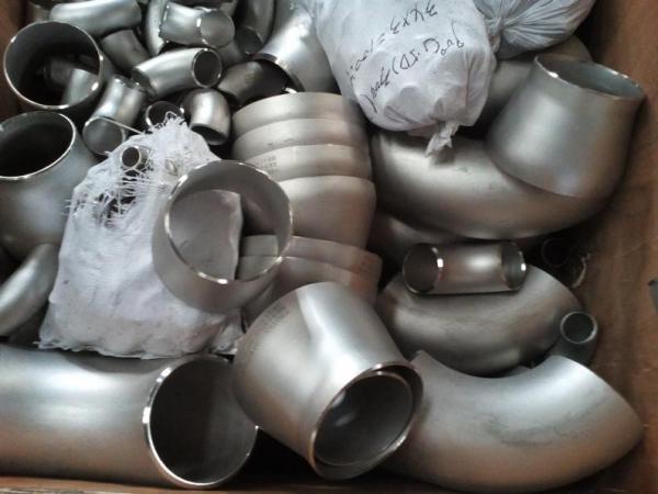 Buy Concentric Pipe Reducer Stainless Steel Pipe Fitting , WPB SS Fittings at wholesale prices