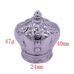 Quality Crown Perfume Bottle Caps Zinc Alloy Perfume Bottle Top Design For High - End for sale
