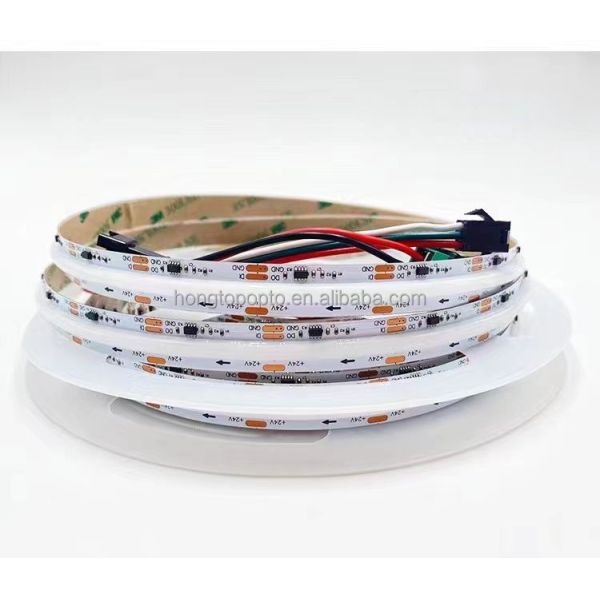576 Leds / M 10mm 24V Chasing Digital Dream Color RGBW COB LED Strip
