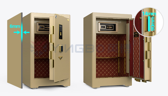 5.5 Cu Ft Dual Alarm Bank Security Safe 126±2kg 4 Open Ways Smart Safe Box YB/ZY-80