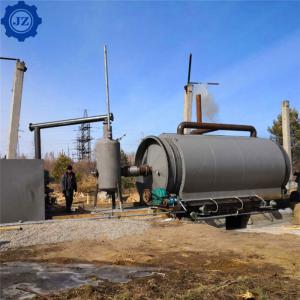 China 12ton 12tpd Automatic Waste Tire Recycling Pyrolysis Plant For Making Furnace Oil And Carbon Black, Steel on sale