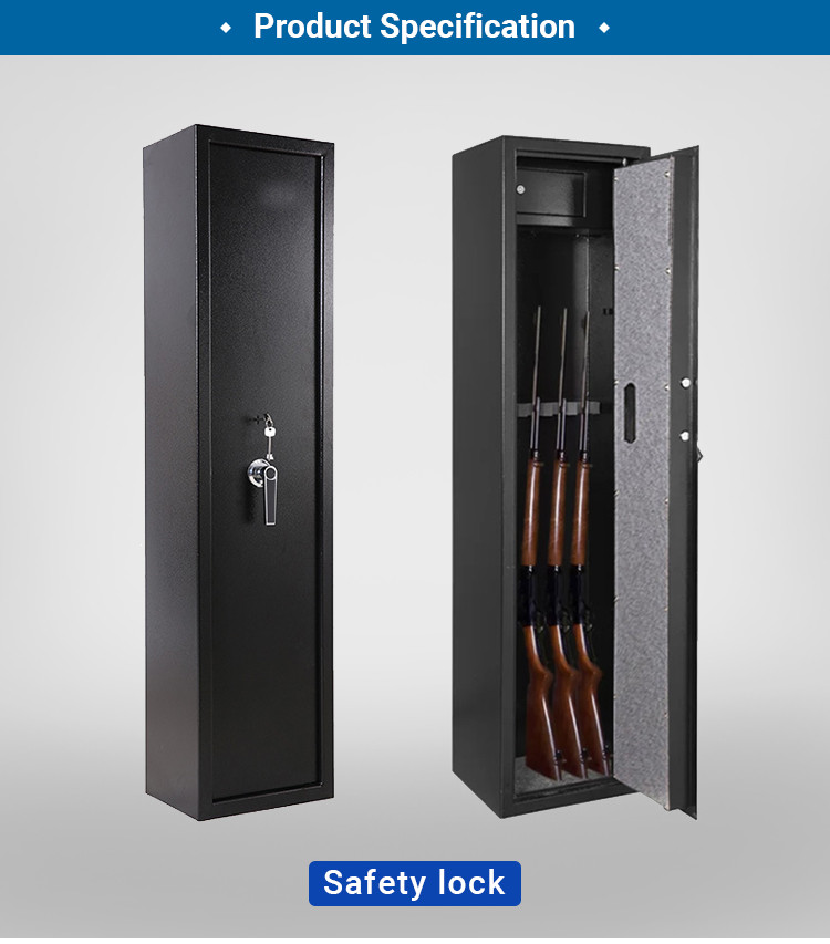 Iyanen Factory Security gun safe for rifle pistol keeping safe mechanical lock gun safe cabinet